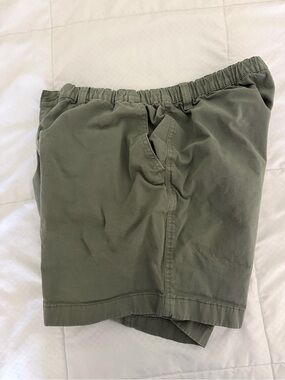 chubbies Men's Olive Athletic Elastic-Waist Shorts